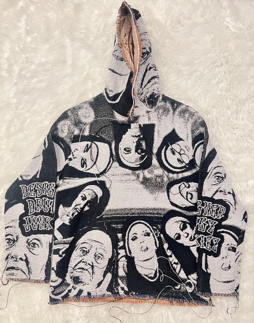 Reversible “Nun” Knitted Tapestry